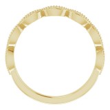 14K Yellow 1/8 CTW Diamond Anniversary Band photo 2