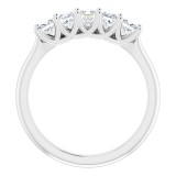 14K White 3/4 CTW Diamond Anniversary Band photo 2