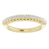 14K Yellow 1/3 CTW Diamond Anniversary Band photo 3