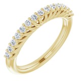 14K Yellow 1/3 CTW Diamond Anniversary Band photo