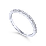 Gabriel & Co. 14k White Gold Contemporary Anniversary Wedding Band photo 3