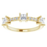 14K Yellow 5/8 CTW Diamond Anniversary Band photo 3