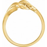 14K Yellow Metal Ring photo 2