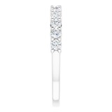 14K White 5/8 CTW Diamond Anniversary Band photo 4