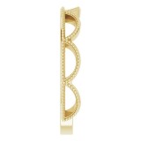 14K Yellow Stackable Ring photo 4
