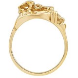 14K Yellow Nugget Ring photo 2