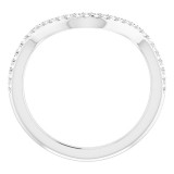 14K White 1/5 CTW Diamond Band photo 2