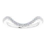 14K White 1/5 CTW Diamond Band photo 3