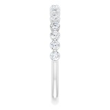 14K White 1/2 CTW Diamond Anniversary Band photo 4