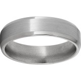 Titanium Beveled Edge Band with Satin Finish photo