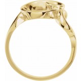 14K Yellow Freeform Ring photo 2