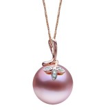 Imperial Pearl 14k Rose Gold Freshwater Pearl Necklace photo