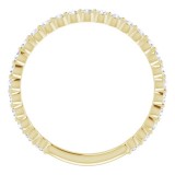 14K Yellow 1/3 CTW Diamond Anniversary Band photo 2