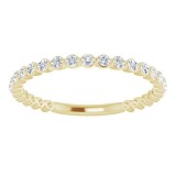 14K Yellow 1/3 CTW Diamond Anniversary Band photo 3