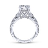 Gabriel & Co. 14k White Gold Contemporary Straight Engagement Ring photo 2