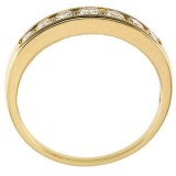 14K Yellow 3/8 CTW Diamond 7 Stone Anniversary Band photo 2