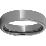 Rugged Tungsten  6mm Pipe Cut Polished Band photo