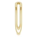 14K Yellow Negative Space Ring photo 4