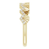 14K Yellow 1/6 CTW Diamond Vintage-Inspired Anniversary Band photo 4