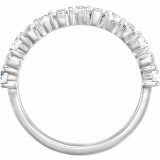 14K White 1 1/8 CTW Diamond Anniversary Band photo 2