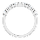 14K White 1/2 CTW Diamond Anniversary Band photo 2