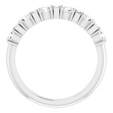 14K White 1/2 CTW Diamond Anniversary Band photo 2