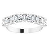 14K White 1/2 CTW Diamond Anniversary Band photo 3