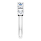 14K White 1/2 CTW Diamond Anniversary Band photo 4