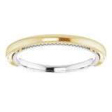 14K White & Yellow Band photo 3