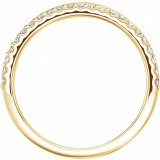 14K Yellow 1/4 CTW Diamond Criss-Cross Ring photo 2