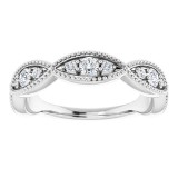 Platinum 1/2 CTW Diamond Anniversary Band photo 3