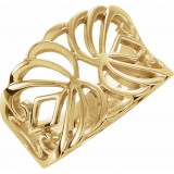 14K Yellow Freeform Ring photo