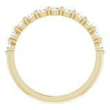 14K Yellow 1/3 CTW Diamond Anniversary Band photo 2