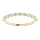 14K Yellow 1/3 CTW Diamond Anniversary Band photo 3