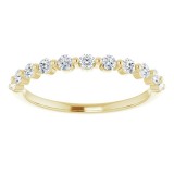 14K Yellow 1/3 CTW Diamond Anniversary Band photo 3