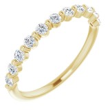 14K Yellow 1/3 CTW Diamond Anniversary Band photo