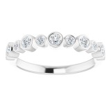 14K White 1/3 CTW Diamond Ring photo 3