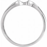 14K White 4.1 mm Band photo 2