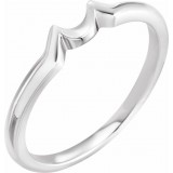 14K White 4.1 mm Band photo