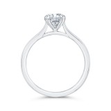 Shah Luxury 14K White Gold Solitaire Engagement Ring (Semi-Mount) photo 4