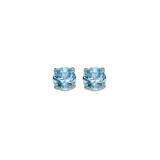 Gems One 14Kt White Gold Blue Topaz (7/8 Ctw) Earring photo