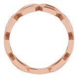 14K Rose Geometric Ring photo 2
