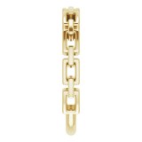 14K Yellow Chain Link Ring photo 4