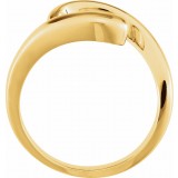 14K Yellow Freeform Remount Ring photo 2