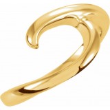 14K Yellow Freeform Remount Ring photo