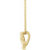 14K Yellow Celtic-Inspired Trinity 16-18 Necklace photo 2