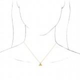 14K Yellow Celtic-Inspired Trinity 16-18 Necklace photo 3
