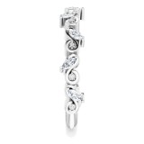 14K White 1/3 CTW Diamond Anniversary Band photo 4