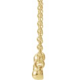 14K Yellow Constellation Bar 18 Necklace photo 2