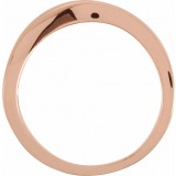14K Rose Stackable Ring photo 2